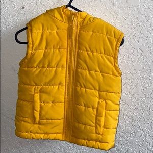 Toddler Unisex Sleeveless Jacket with Hoodie